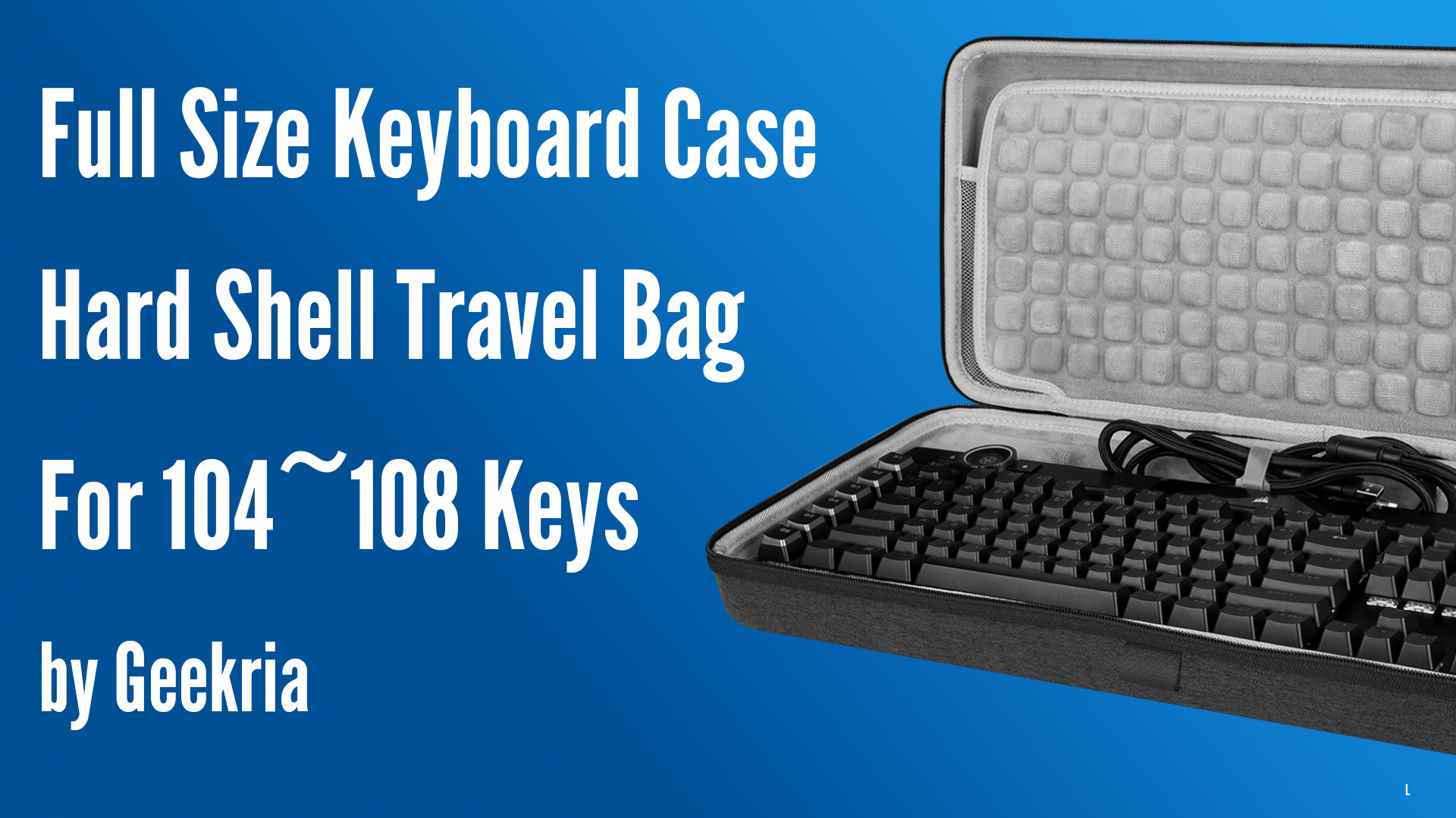 Amazon.com: GEEKRIA Full Size Keyboard Hard Shell Case Compatible